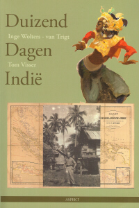 Duizend dagen Indië | Vormgeving: Aspekt Graphics, gouache: Legong danseres, door Gerard Pieter Adolfs (1898-1968) � Eveline Borntraeger-Stoll